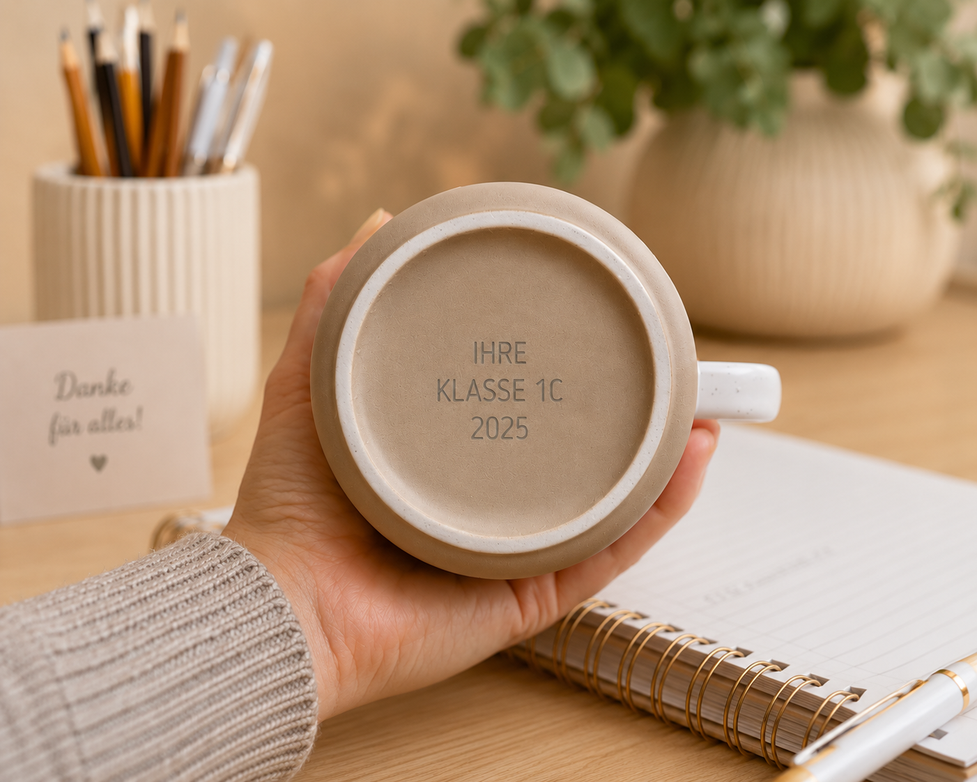 Personalisierte Lehrerin Tasse mit Name