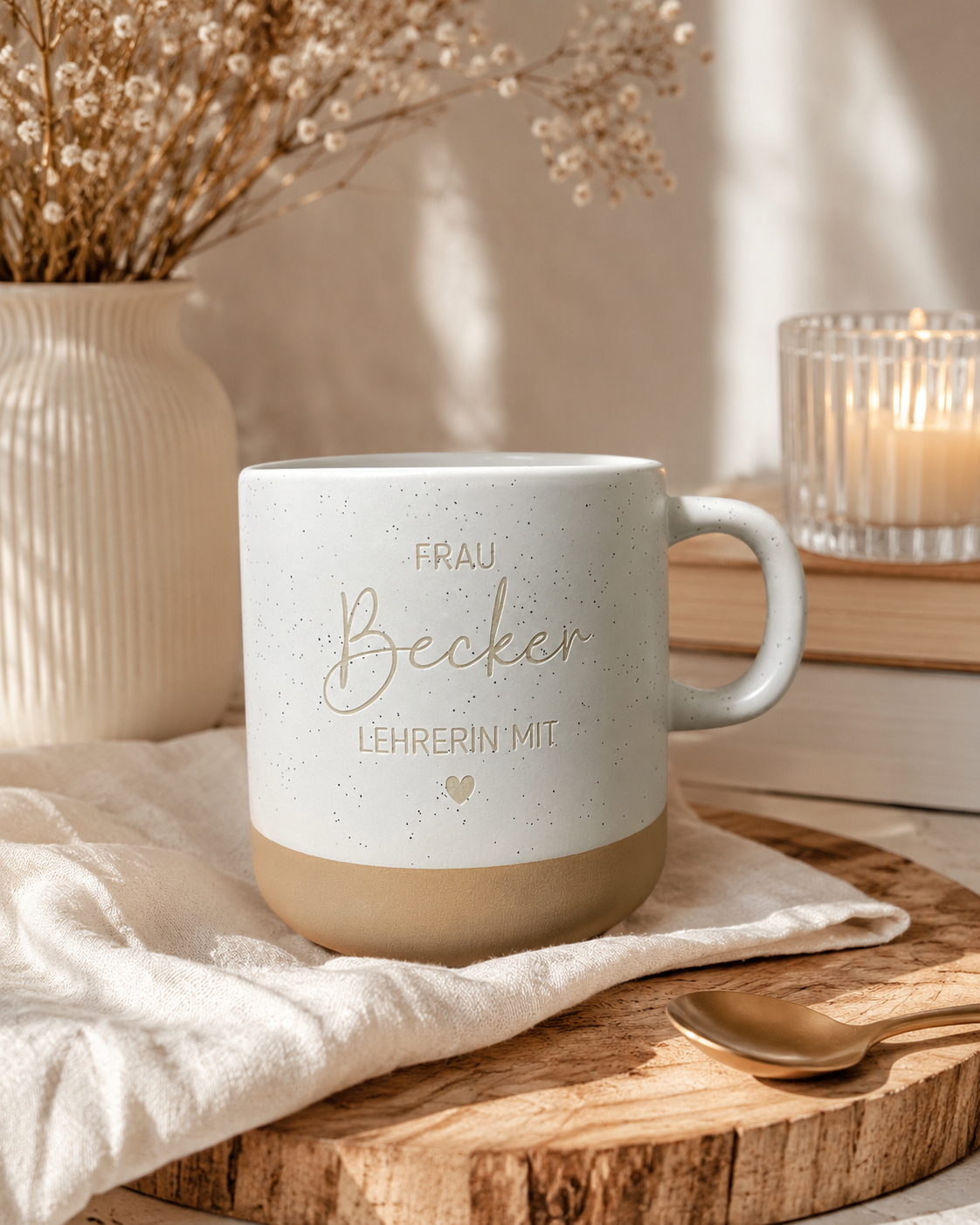 Personalisierte Lehrerin Tasse mit Name