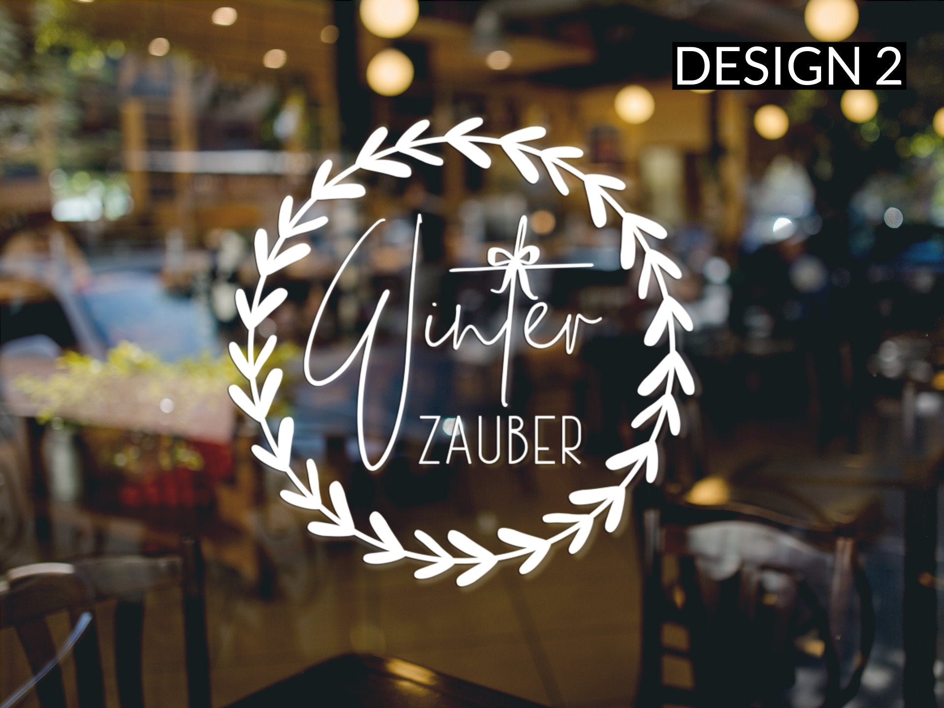 Aufkleber "Winter Zauber"