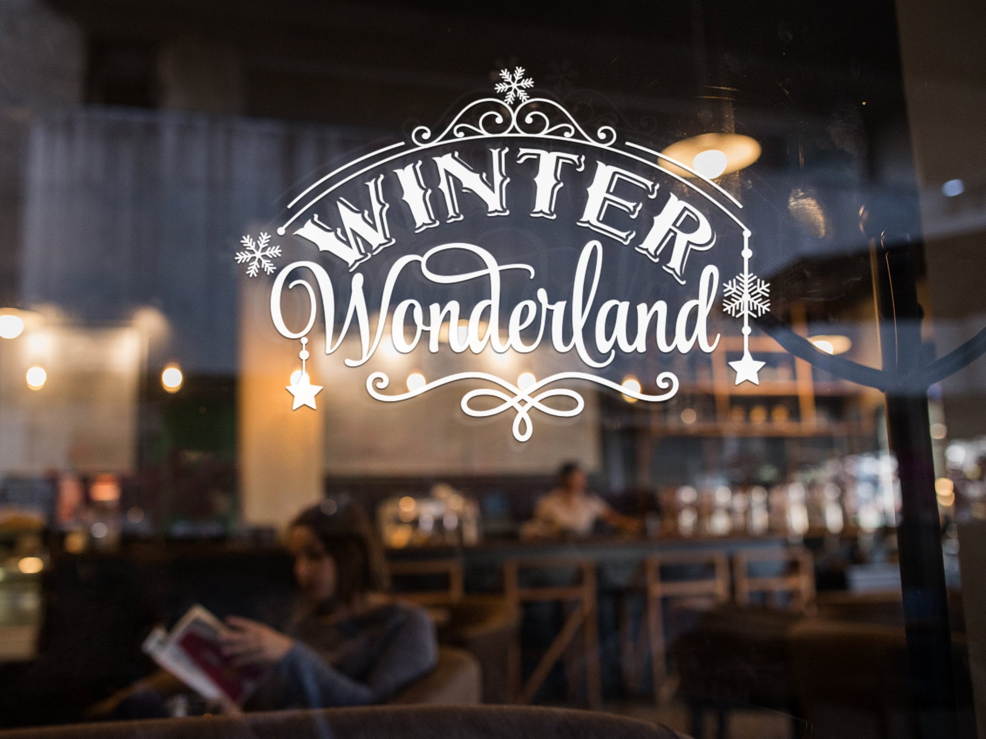 Aufkleber "Winter Wonderland"