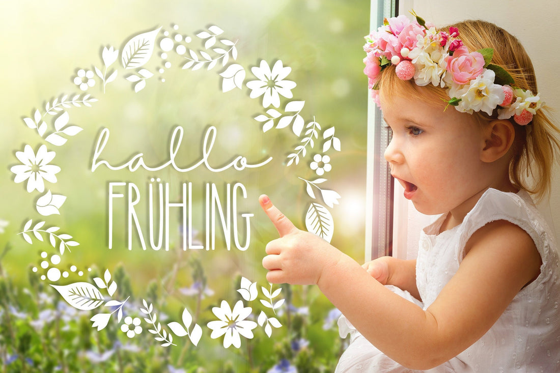 Aufkleber "Hallo Frühling"