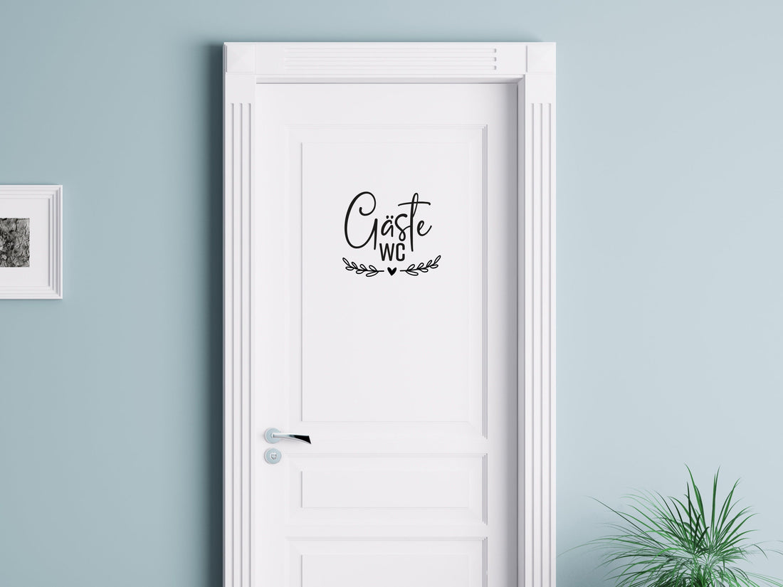 Aufkleber "Gäste-WC"