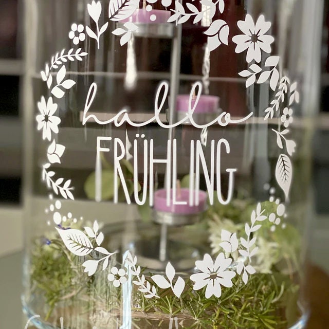 Aufkleber "Hallo Frühling"
