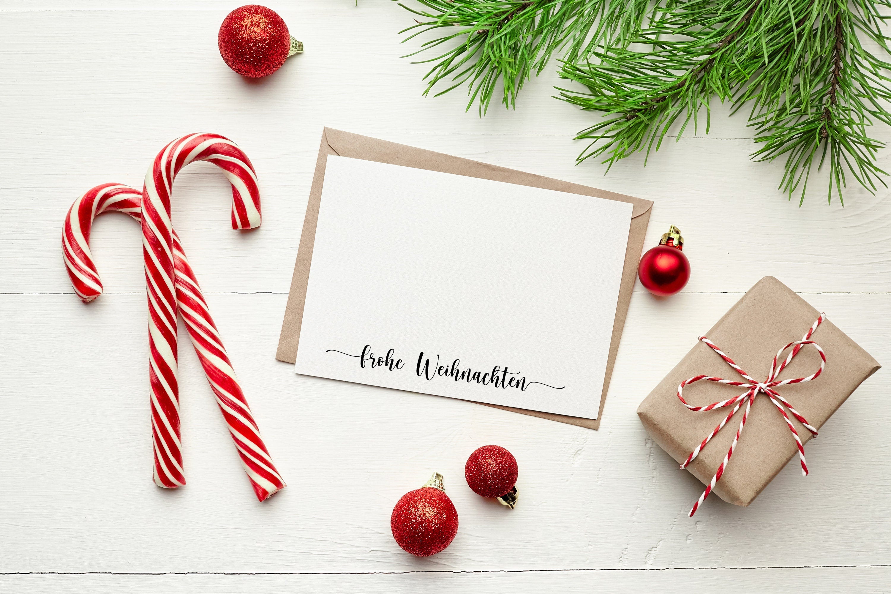 Stempel "frohe Weihnachten"