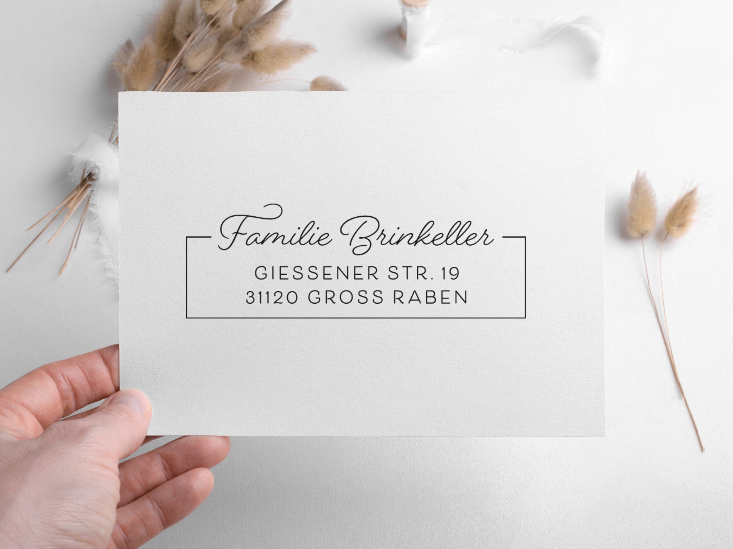 Personalisierter Stempel