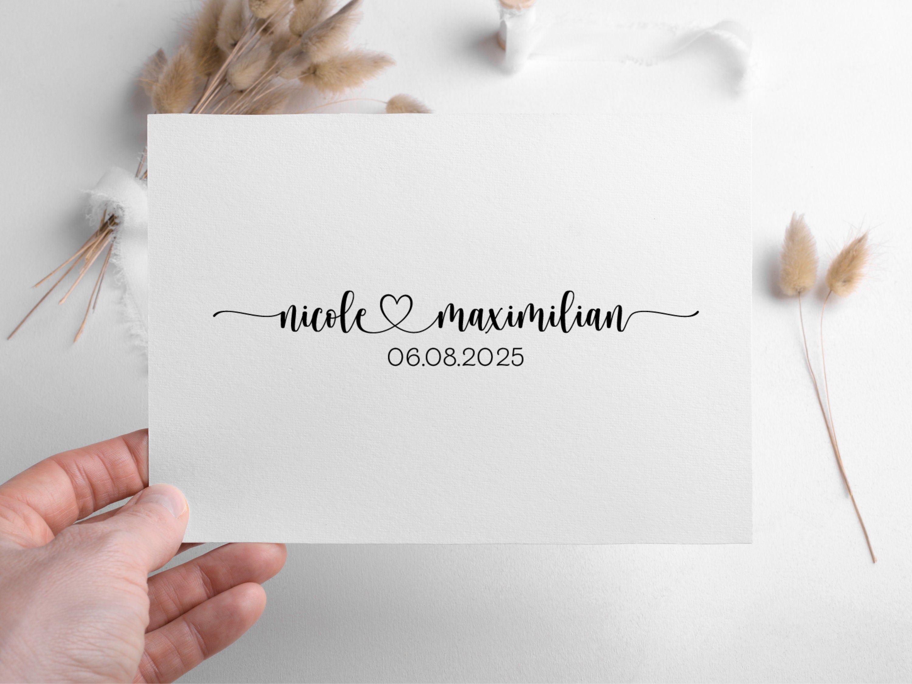 Personalisierter Stempel