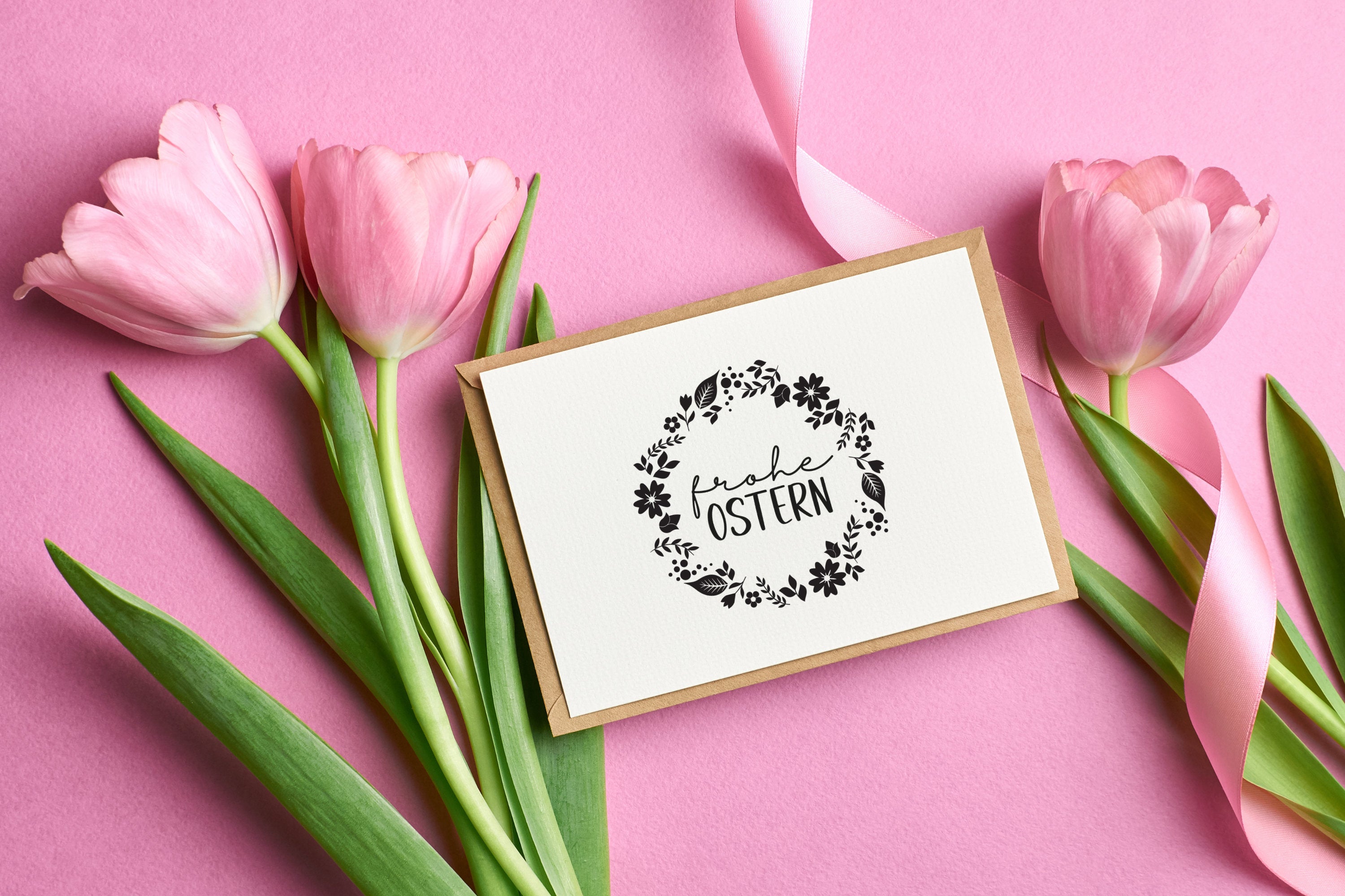 Stempel "frohe Ostern"