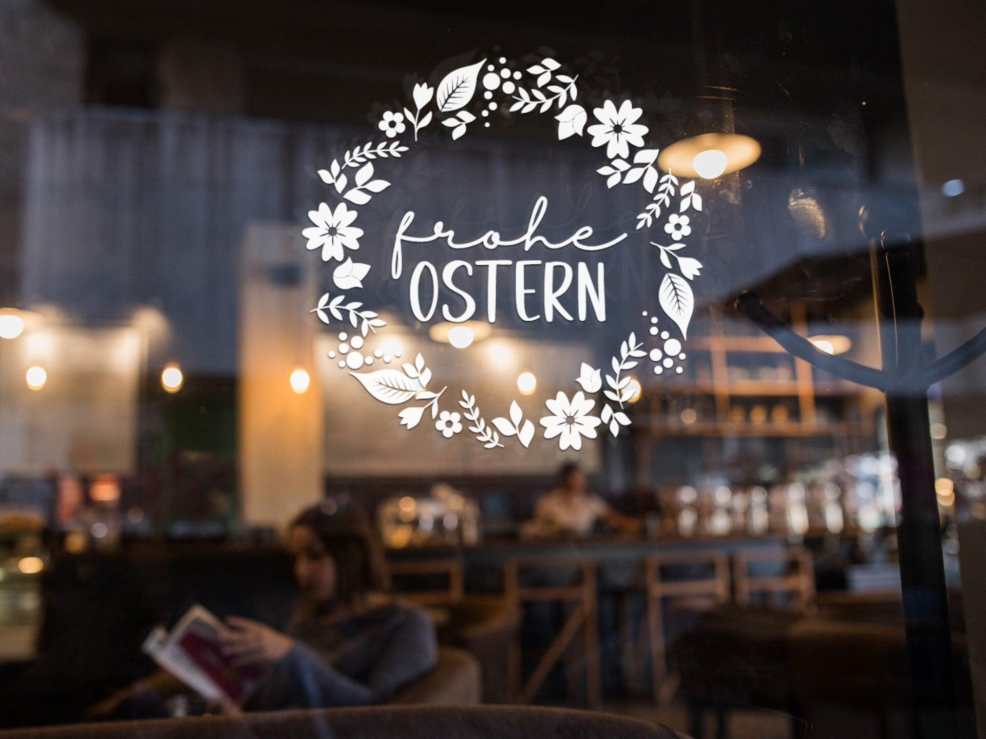 Aufkleber "Frohe Ostern"