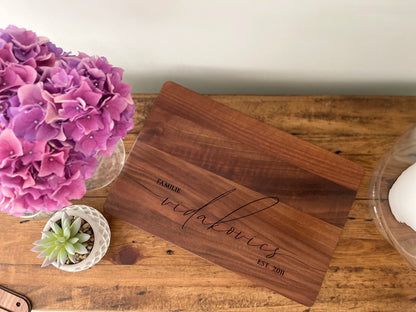 Walnuss Schneidebrett