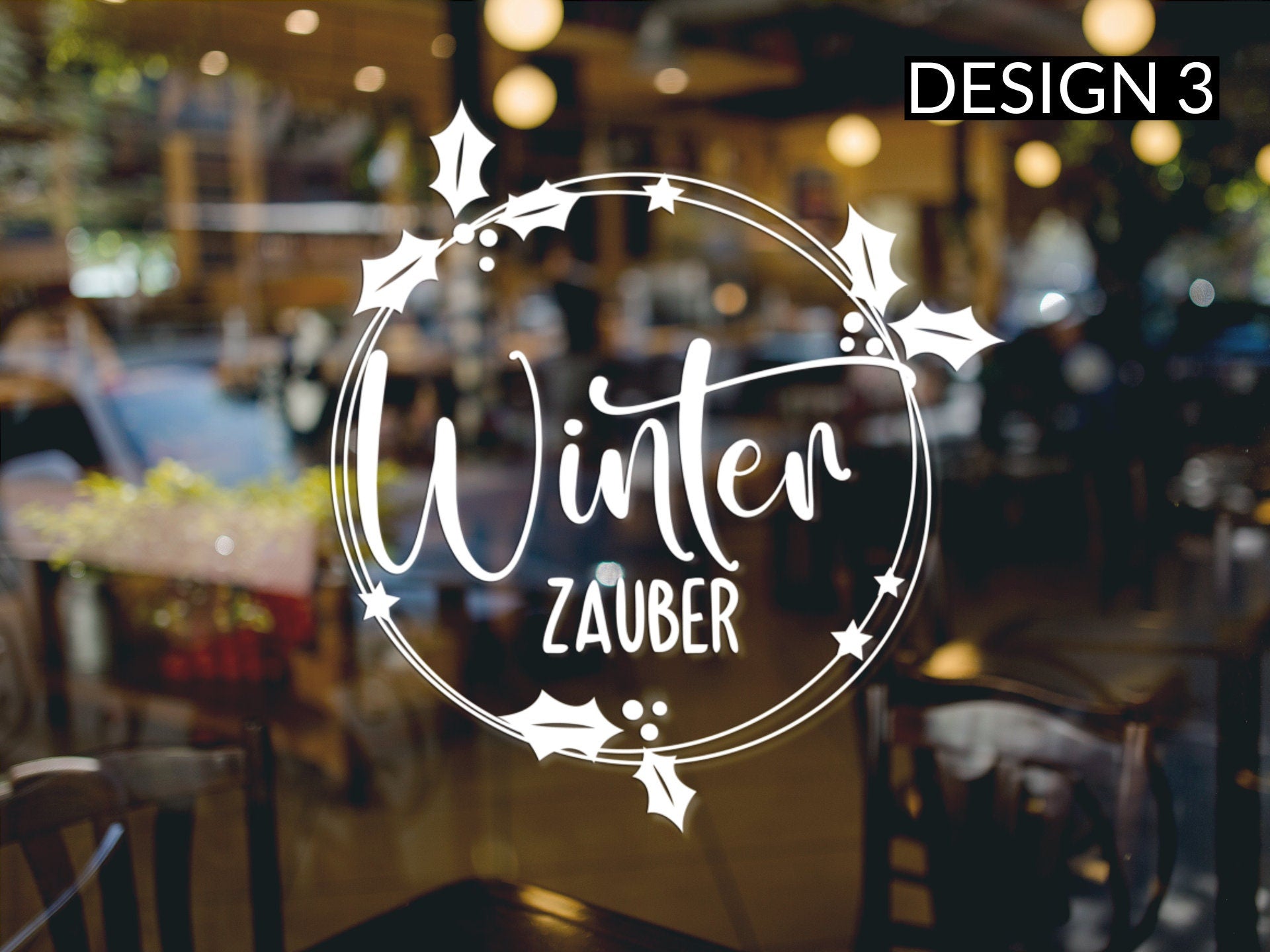 Aufkleber &quot;Winter Zauber&quot;