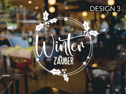 Aufkleber &quot;Winter Zauber&quot;