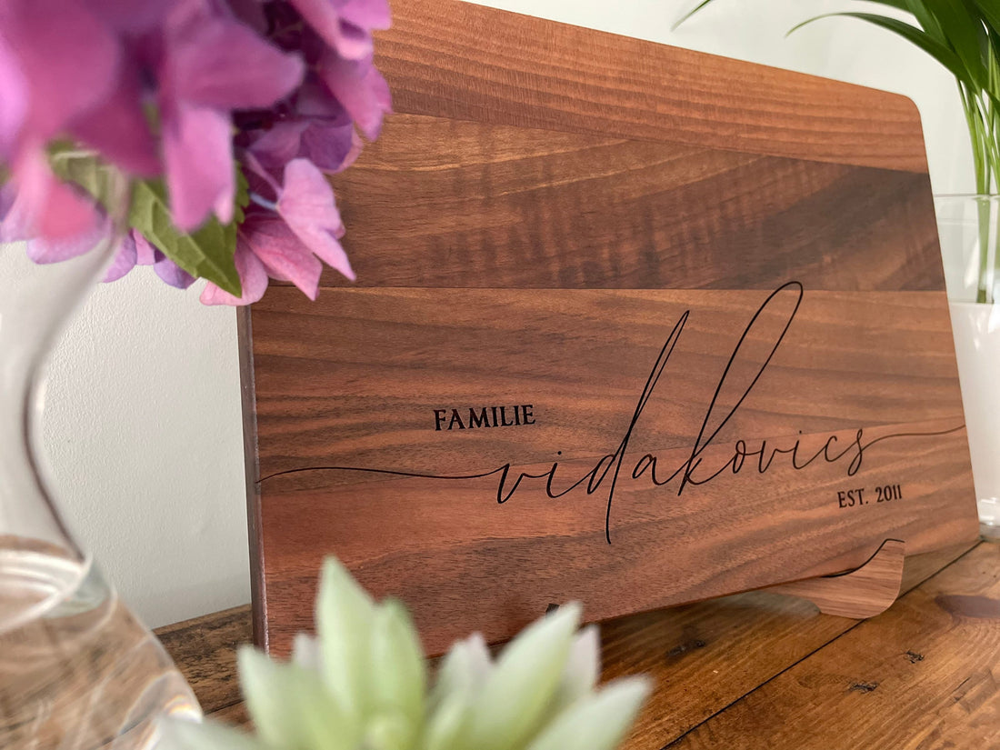 Walnuss Schneidebrett