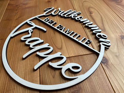 Türkranz „Willkommen bei Familie …“