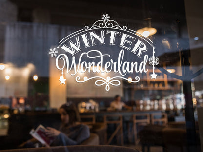 Aufkleber &quot;Winter Wonderland&quot;