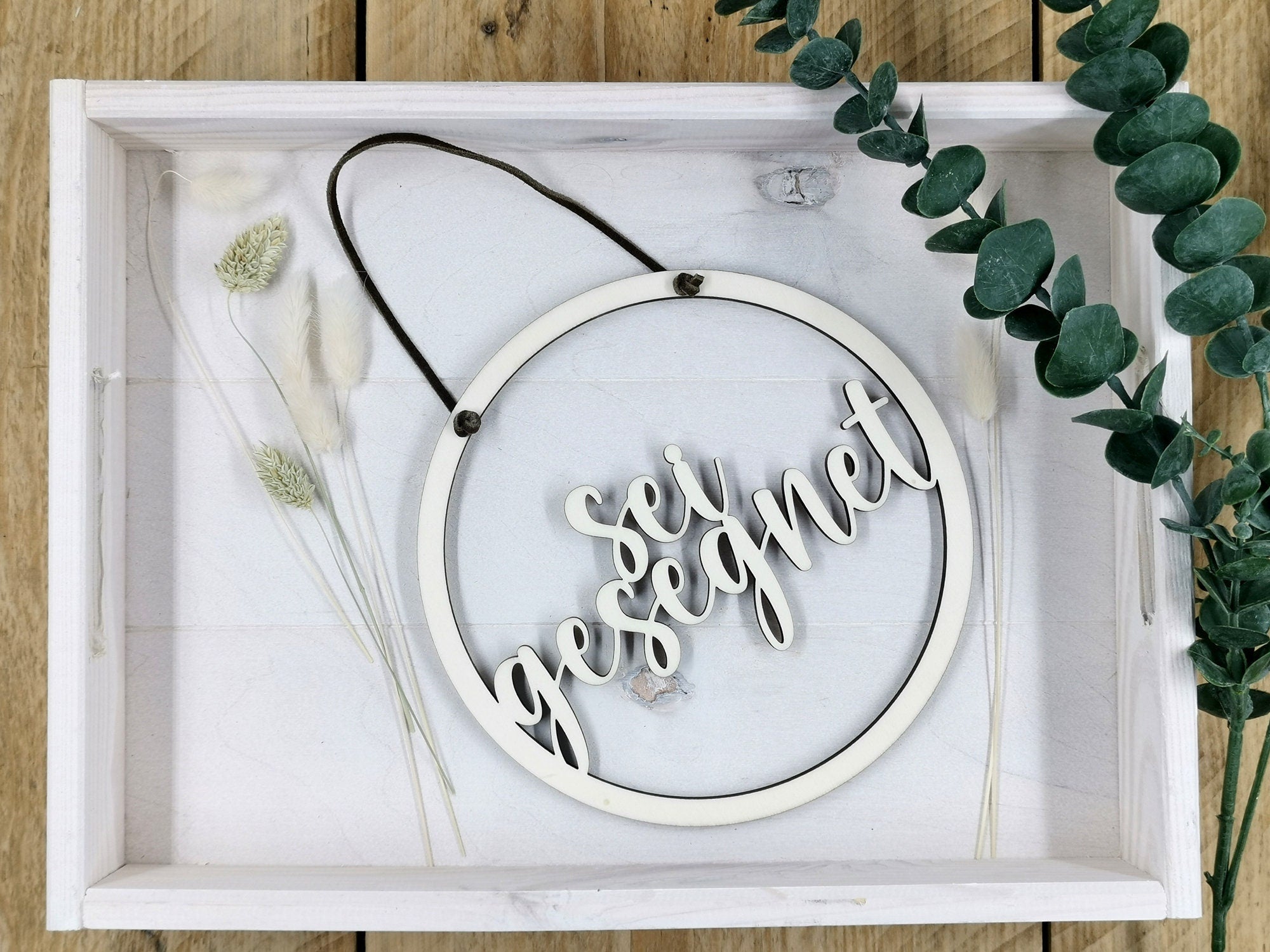 Kranz „sei gesegnet“