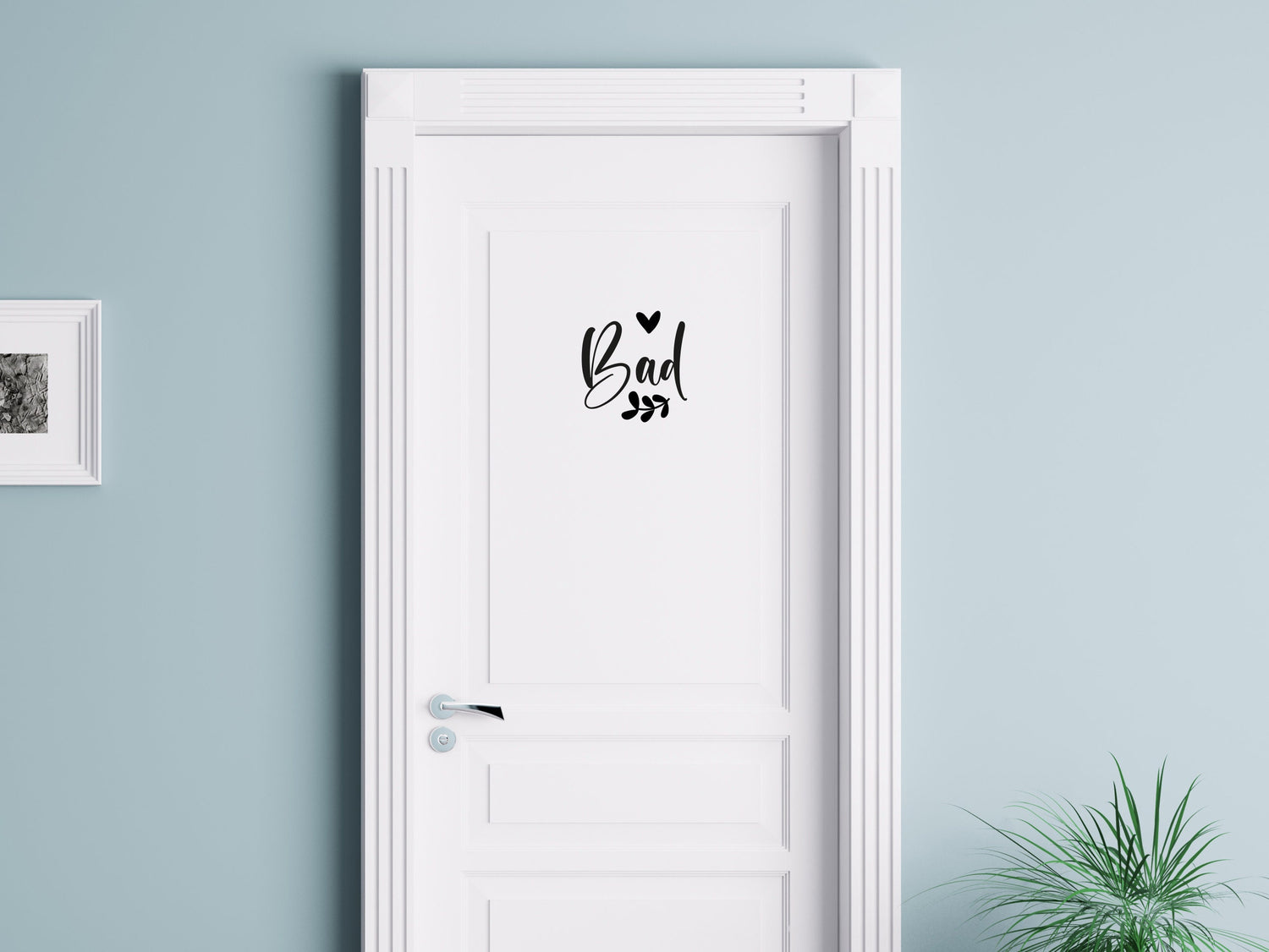 Aufkleber &quot;Bad&quot;