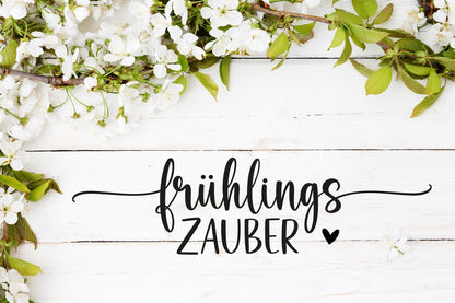 Aufkleber &quot;Frühlings Zauber&quot;