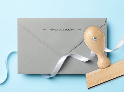 Stempel Namen mit Herz