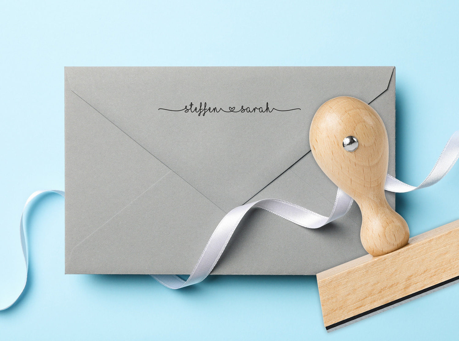 Stempel Namen mit Herz