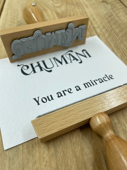 Personalisierter Stempel mit deinem Logo oder Design