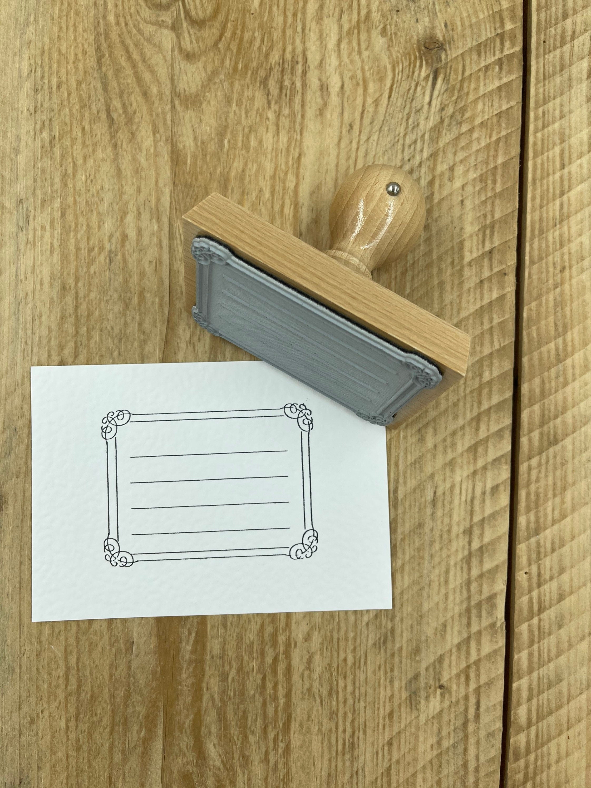 Personalisierter großer Stempel mit deinem Logo oder Design