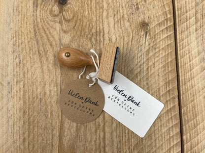 Personalisierter großer Stempel mit deinem Logo oder Design