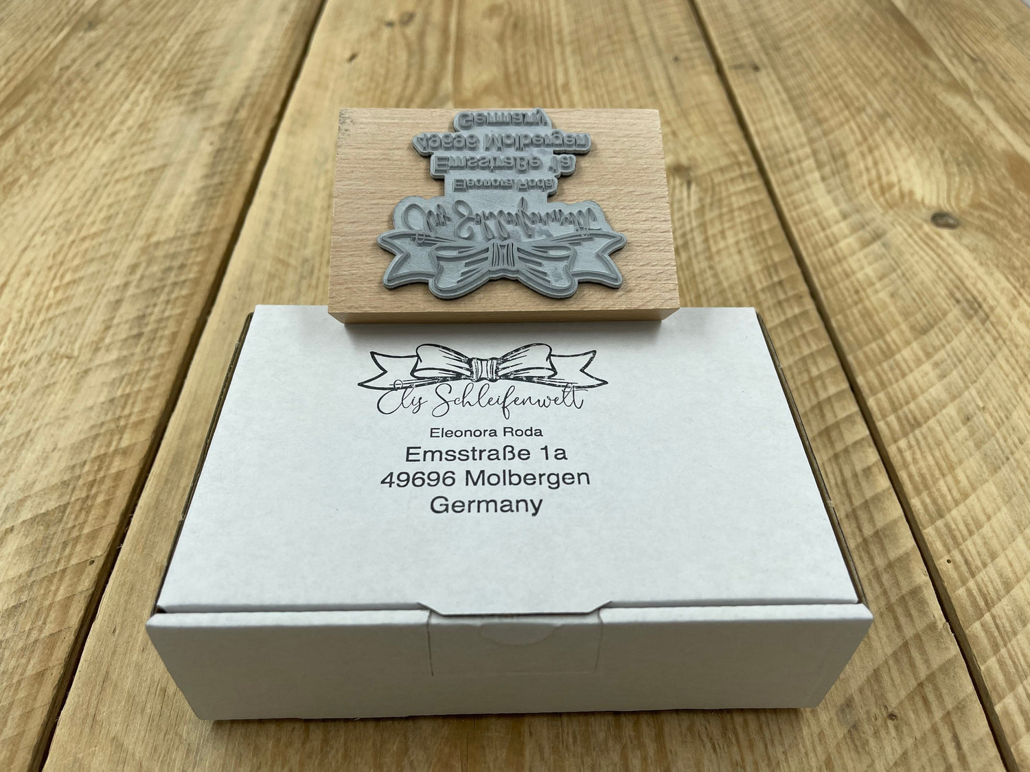 Personalisierter großer Stempel mit deinem Logo oder Design