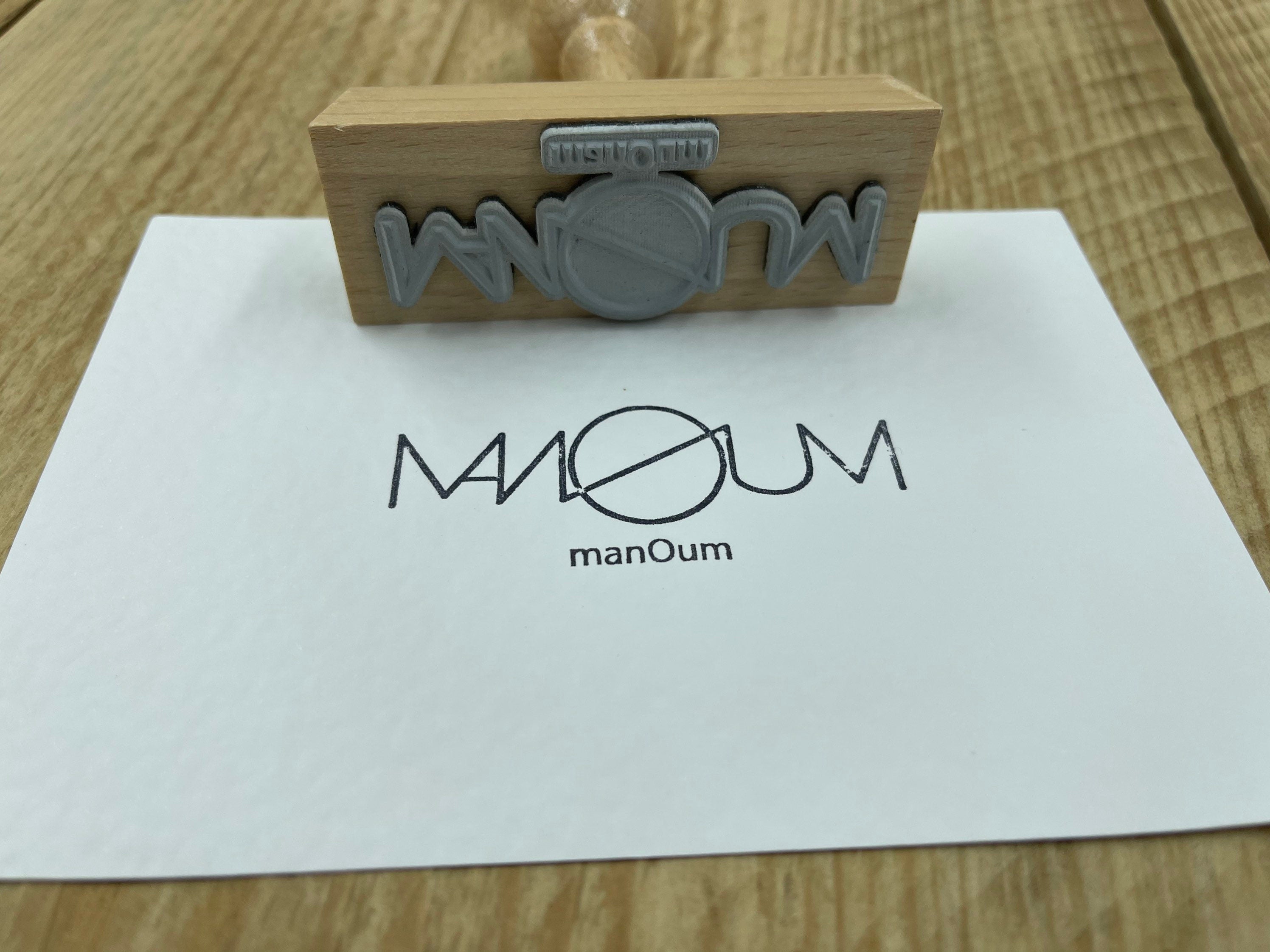 Personalisierter großer Stempel mit deinem Logo oder Design