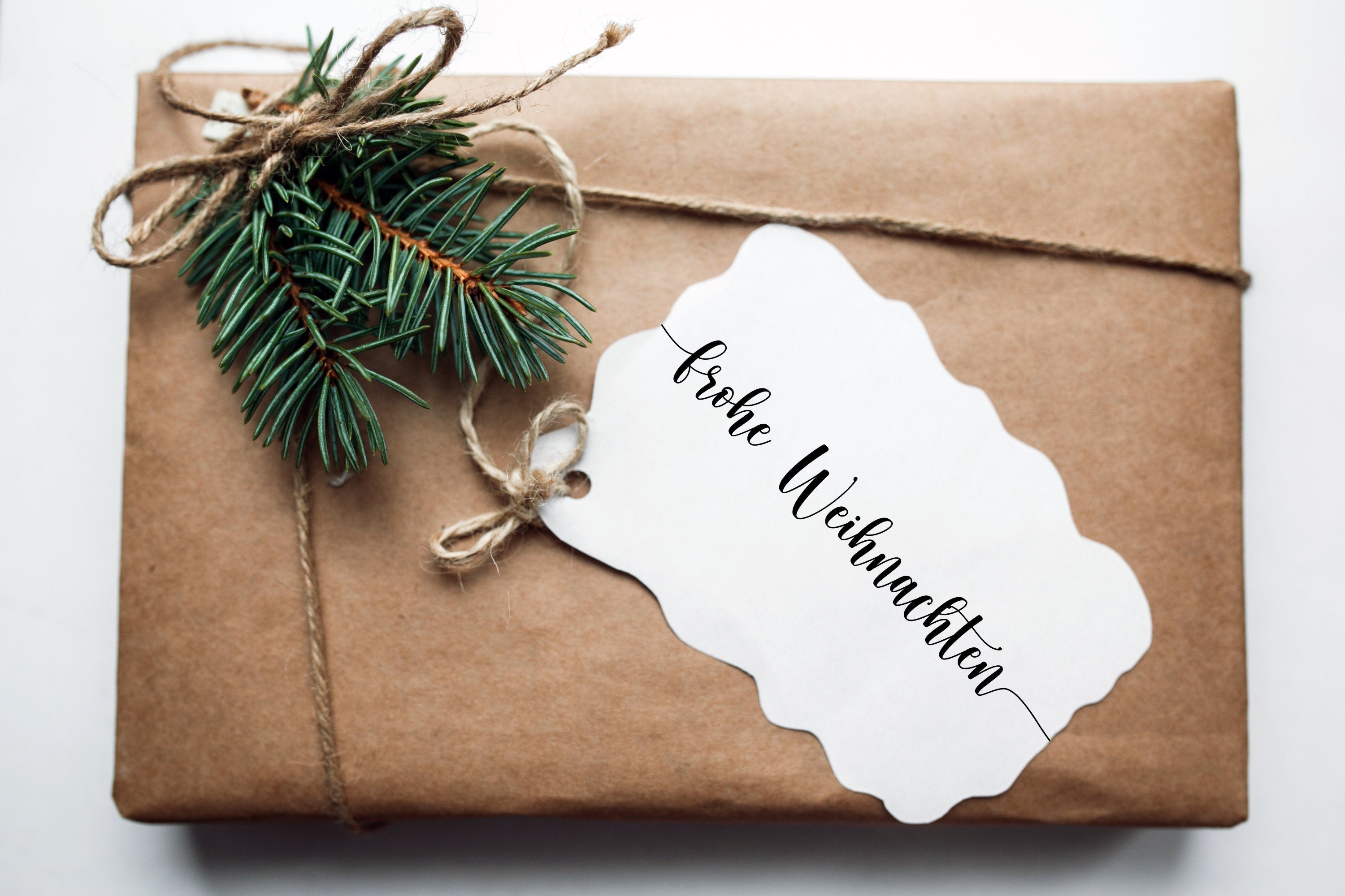 Stempel "frohe Weihnachten"