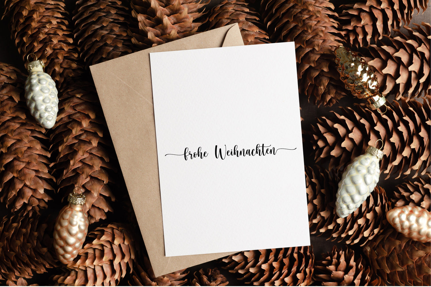 Stempel &quot;frohe Weihnachten&quot;