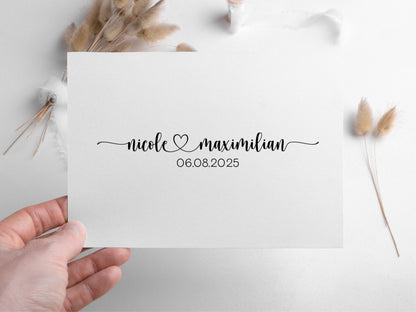 Personalisierter Stempel