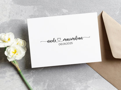 Personalisierter Stempel