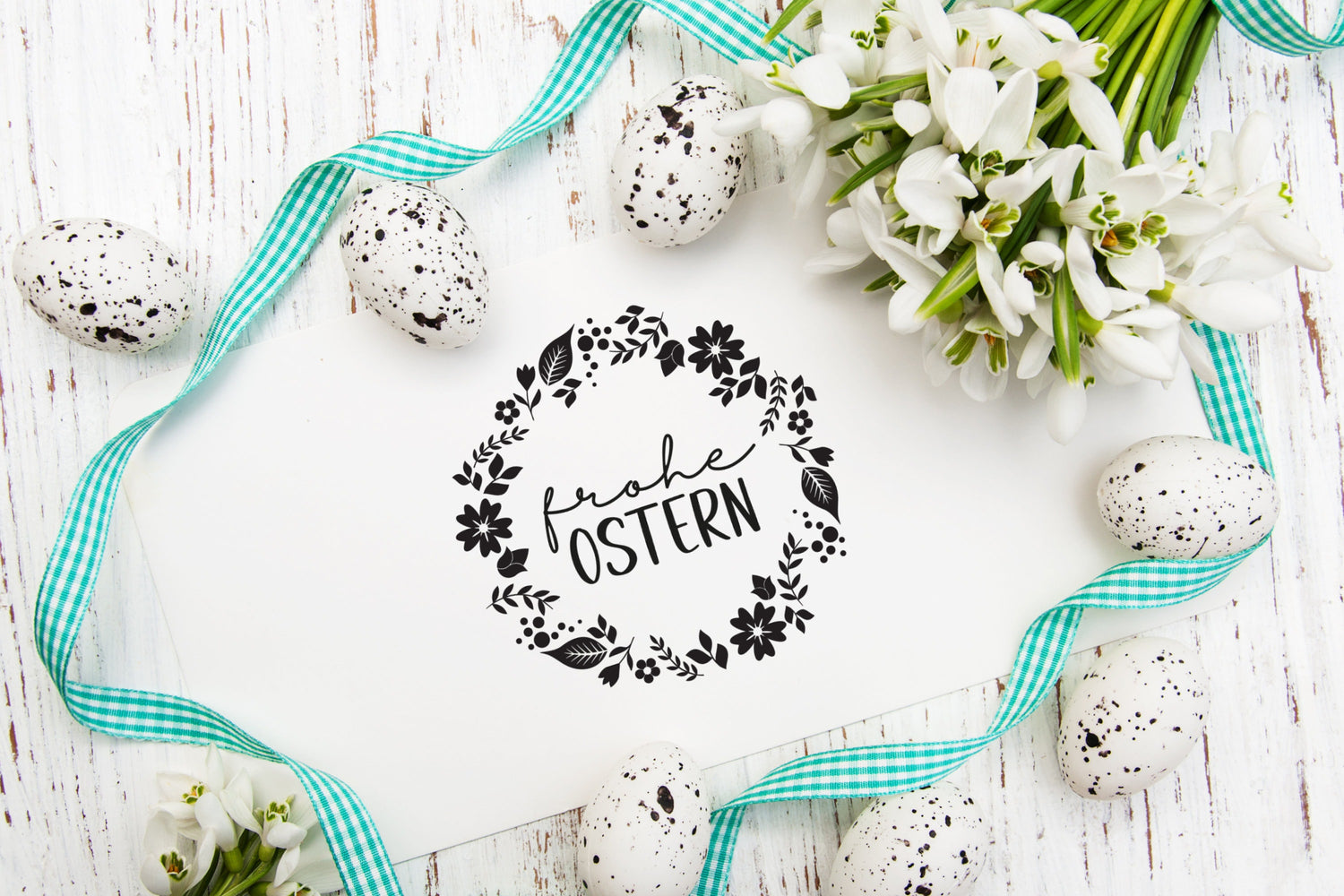 Stempel &quot;frohe Ostern&quot;