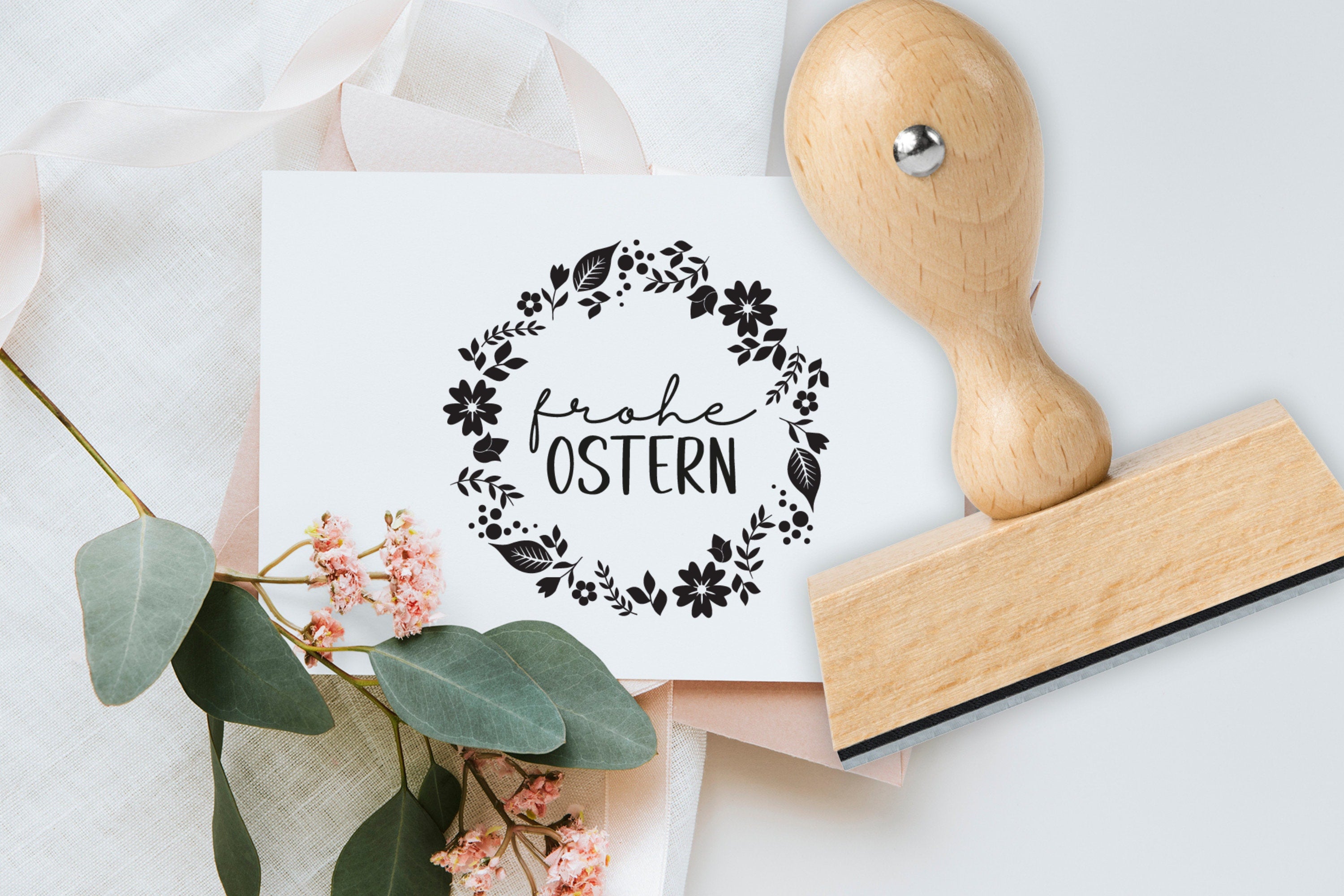 Stempel "frohe Ostern"