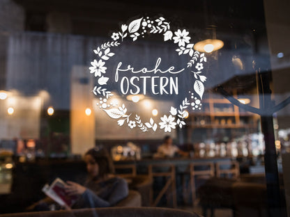 Aufkleber &quot;Frohe Ostern&quot;