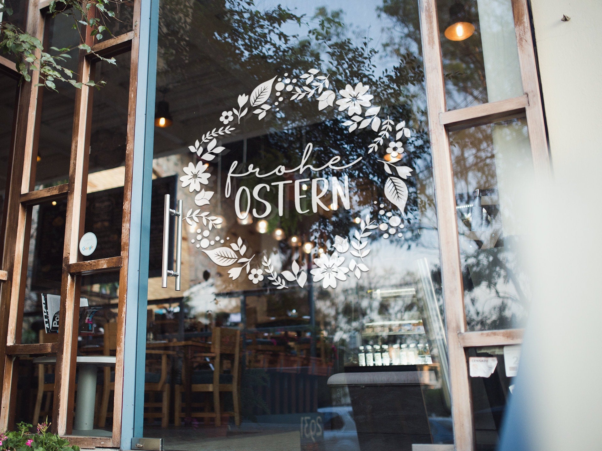 Aufkleber &quot;Frohe Ostern&quot;